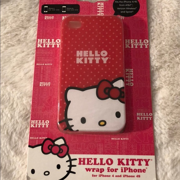NIB Red Hello Kitty IPhone 4 or 4S case - Picture 4 of 5